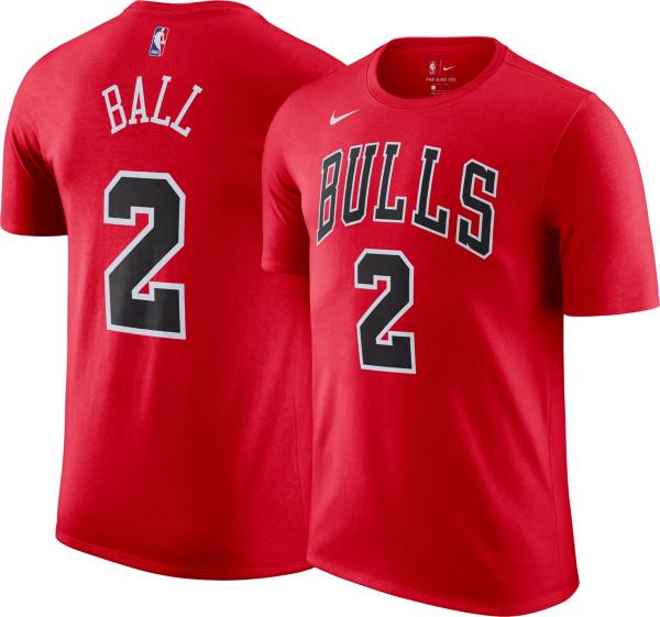 Lonzo ball red hot sale jersey