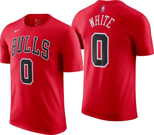 Nike Men's Chicago Bulls Coby White # 0 Red T-Shirt product image