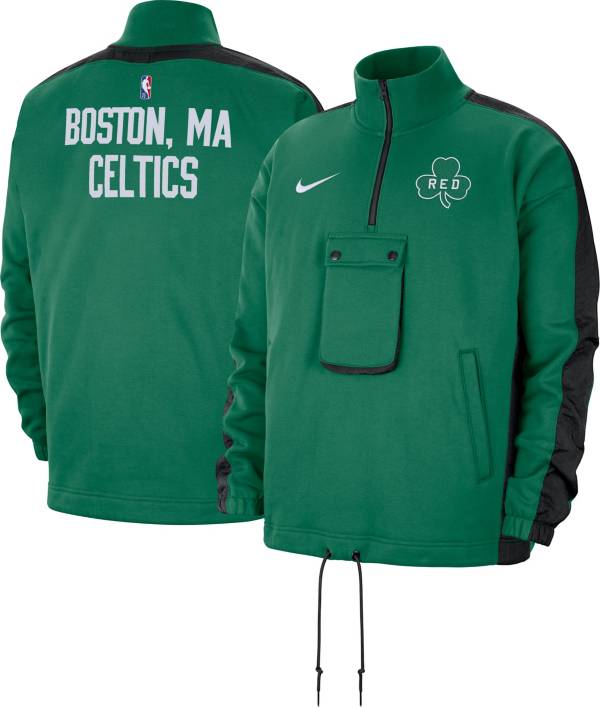 Nike Men's 2021-22 City Edition Boston Celtics Green Fleece ½ Zip product image