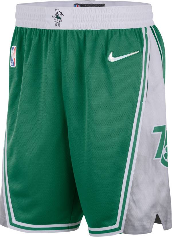Nike Men's 2021-22 City Edition Boston Celtics Green Dri-Fit Swingman Shorts product image