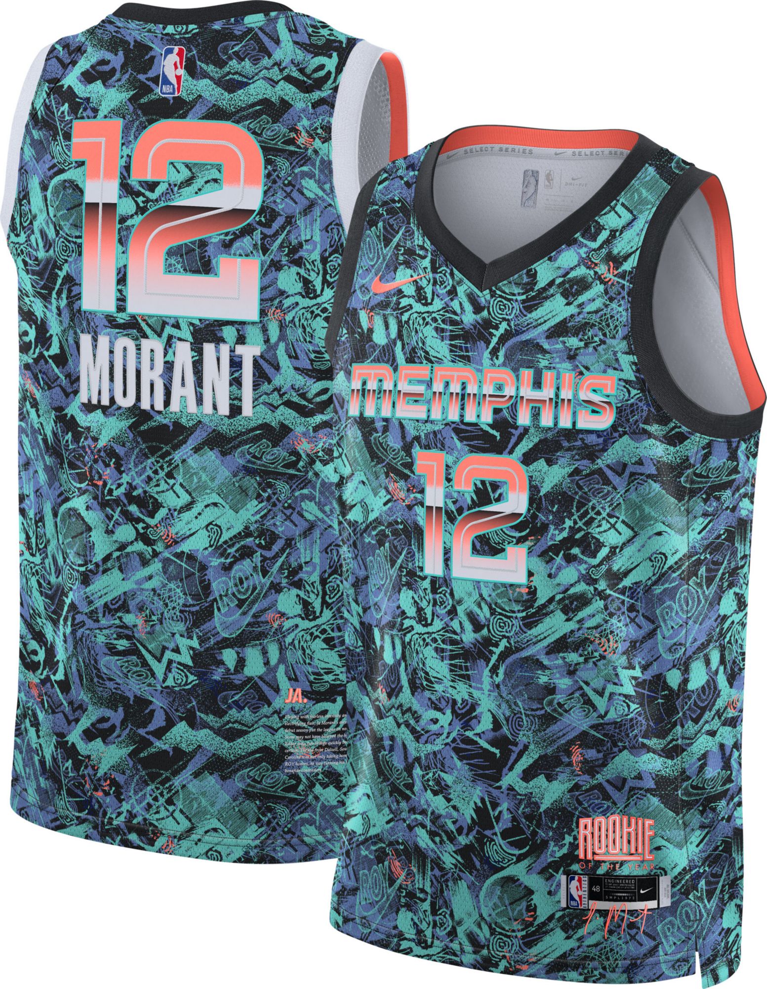 Ja Morant Select Series Nike NBA Jersey