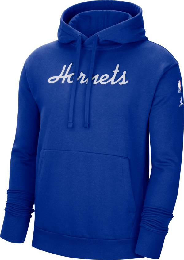 Nike Men's 2021-22 City Edition Charlotte Hornets Blue Essential Pullover Hoodie product image