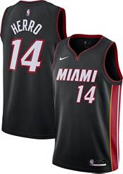 Nike Men's Miami Heat Tyler Herro #14 Black Dri-FIT Icon Edition Jersey