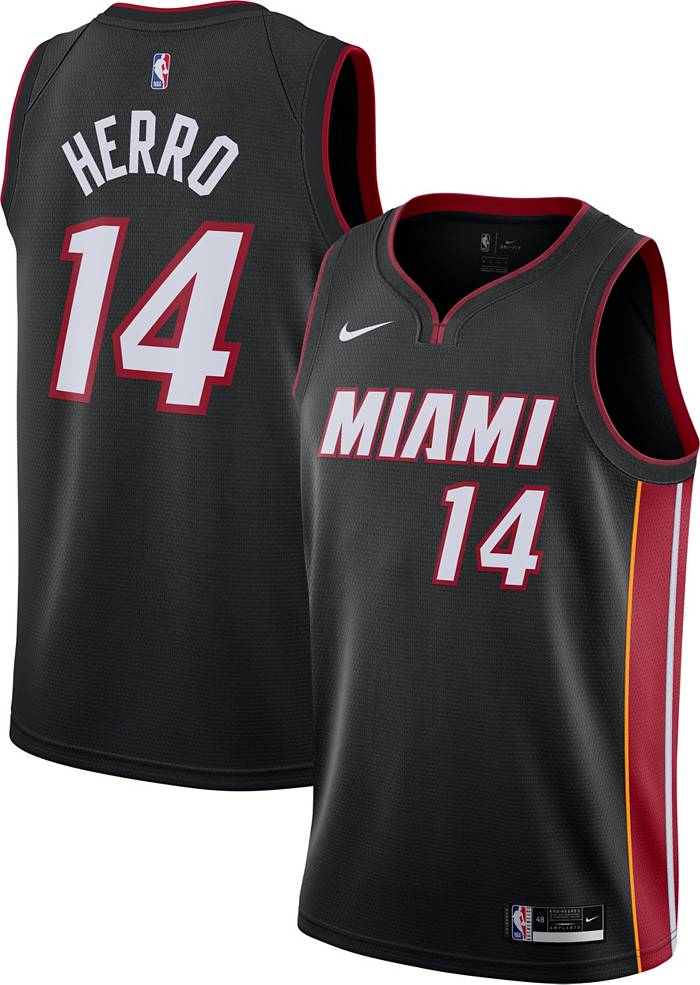 Nike Men's Miami Heat Kyle Lowry #7 Black T-Shirt