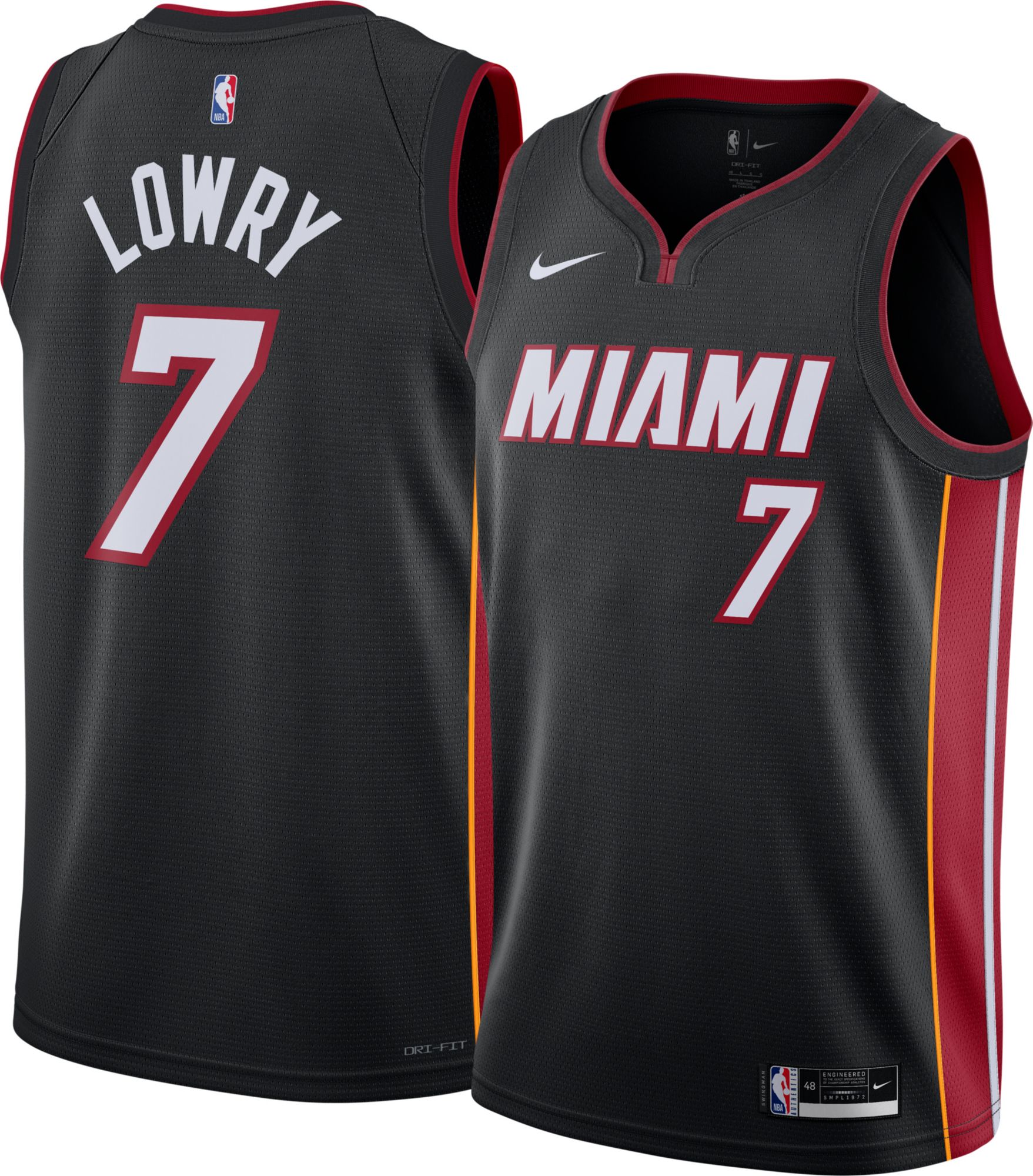 Kyle Lowry Nike Miami Heat Mashup Swingman Jersey - Custom Number Style