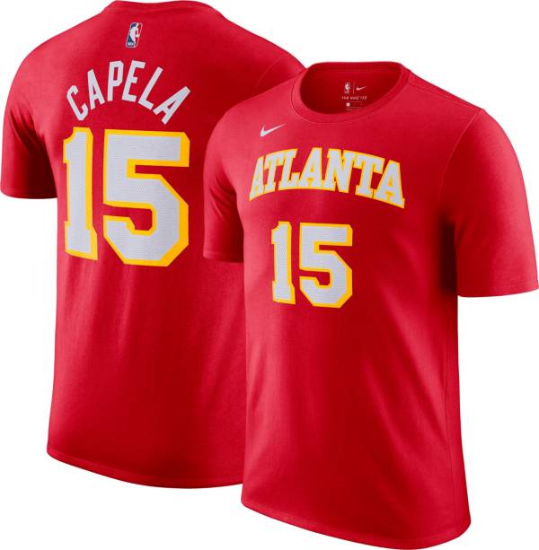 Nike Men's Atlanta Hawks Clint Capela #15 Red T-Shirt