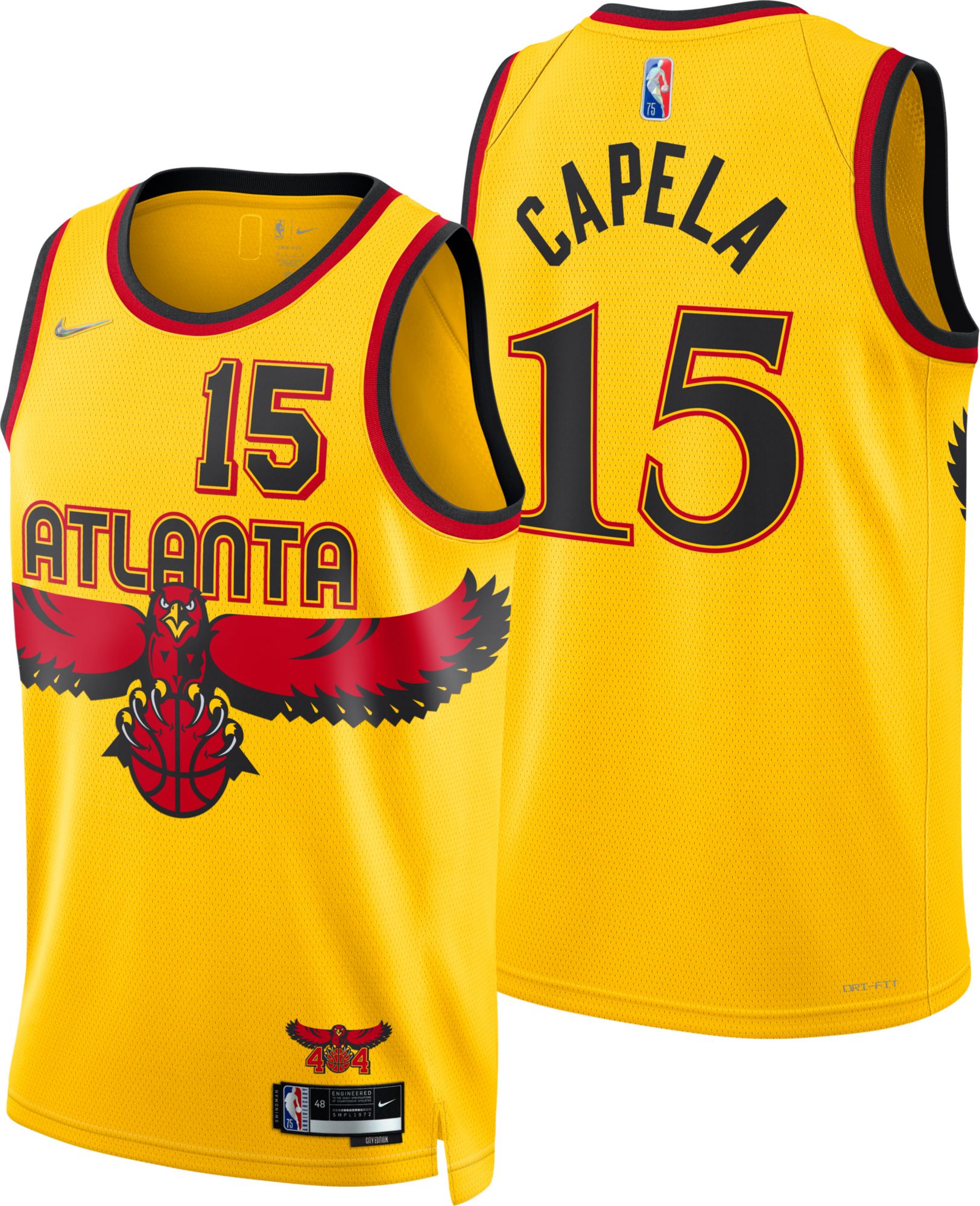 Nike Men's 2021-22 City Edition Atlanta Hawks Clint Capela #15