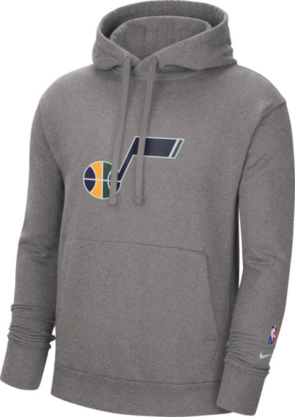 Nike Men's Utah Jazz Grey Essential Hoodie