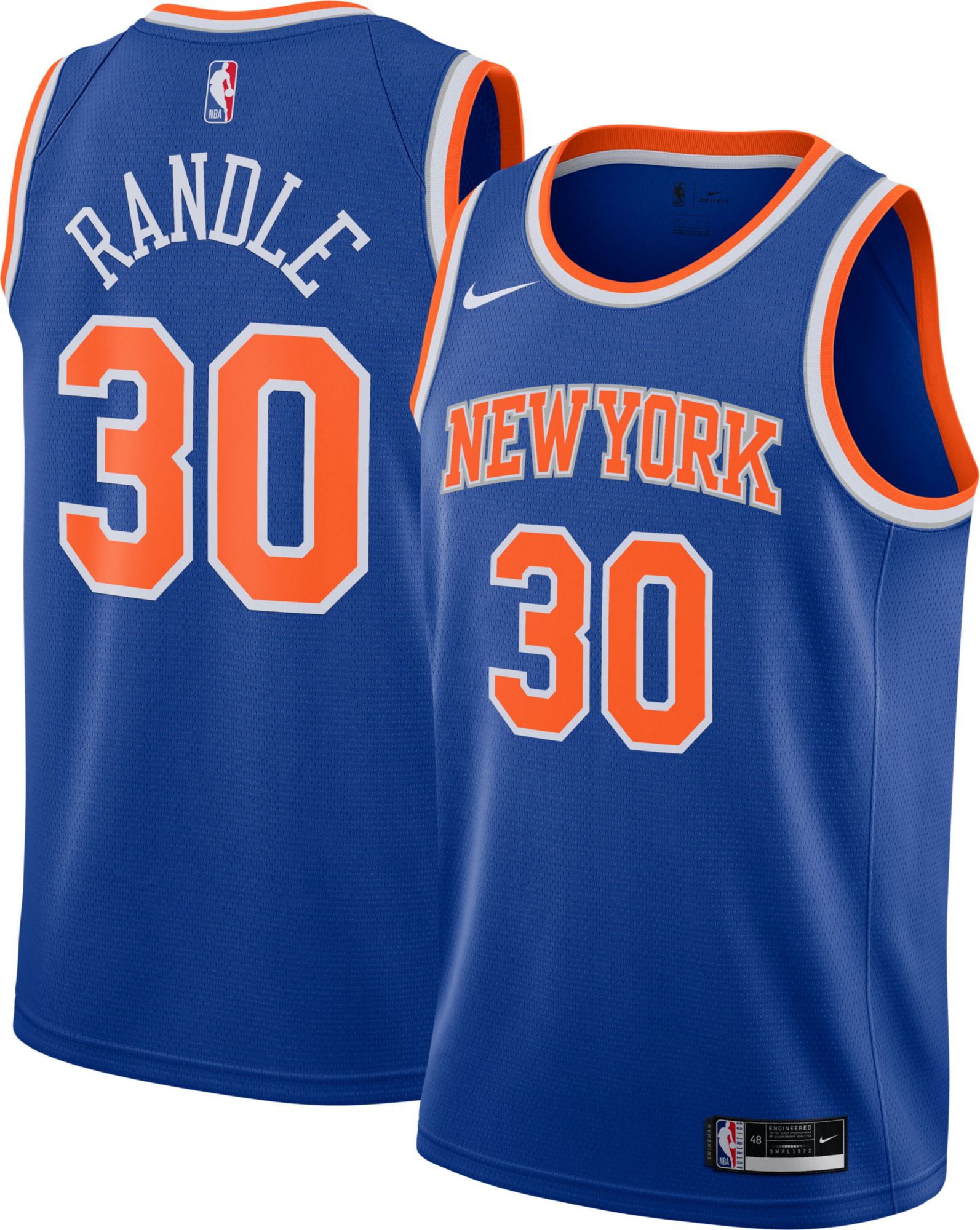 2019-23 New York Knicks Randle #30 Nike Swingman Home Jersey (S)