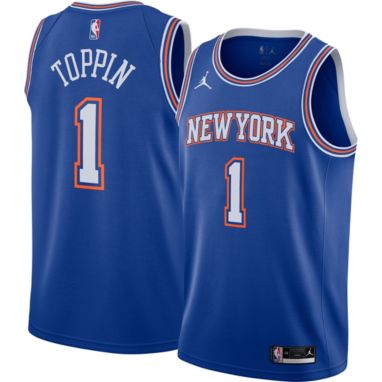 sorry, Jordan Adult New York Knicks Obi Toppin #1 Statement Jersey is currently out of stock