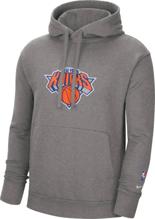 Nike Men's New York Knicks Grey Essential Hoodie