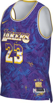 los angeles lakers lebron james mvp swingman jersey