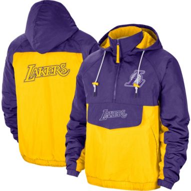sorry, Nike Men's 2021-22 City Edition Los Angeles Lakers Purple ½ Zip Jacket is currently out of stock