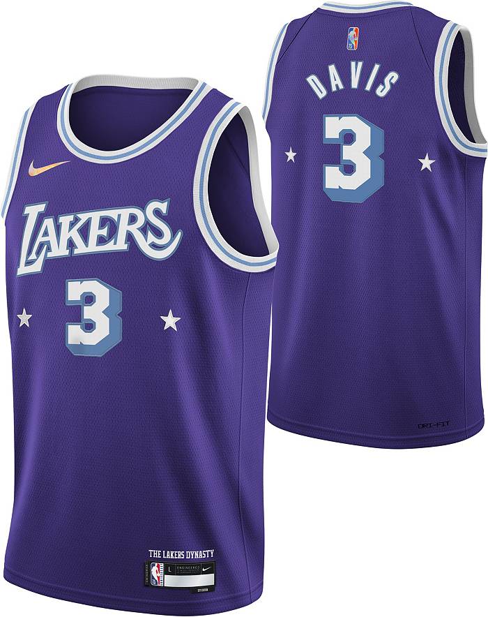 Nike Los Angeles Lakers Anthony Davis Icon Swingman Jersey L