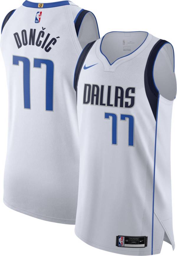 Nike Men's Dallas Mavericks Luka Doncic White Association Jersey