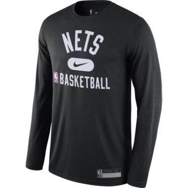 sorry, Nike Men's Brooklyn Nets Black Dri-Fit Long Sleeve T-Shirt is currently out of stock