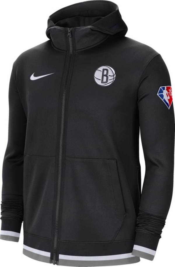 Nike Men's Brooklyn Nets Black Dri-Fit Hoodie