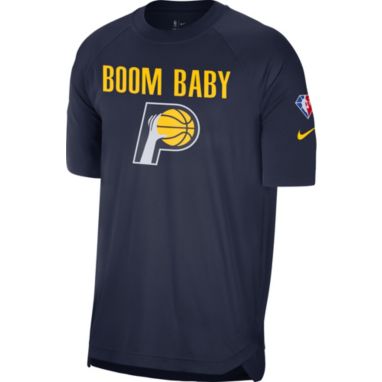 sorry, Nike Men's 2021-22 City Edition Indiana Pacers Blue Dri-Fit Pregame Shirt is currently out of stock