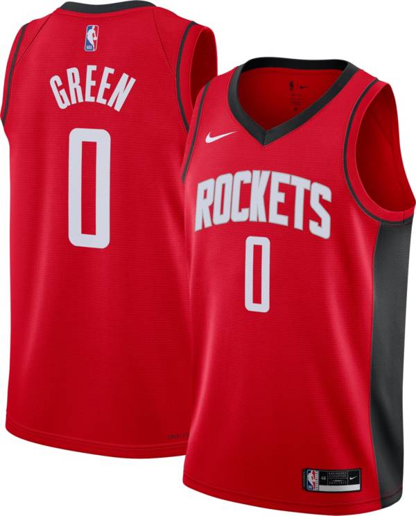 Nike Men's Houston Rockets Jalen Green #0 Red Dri-FIT Swingman Jersey product image