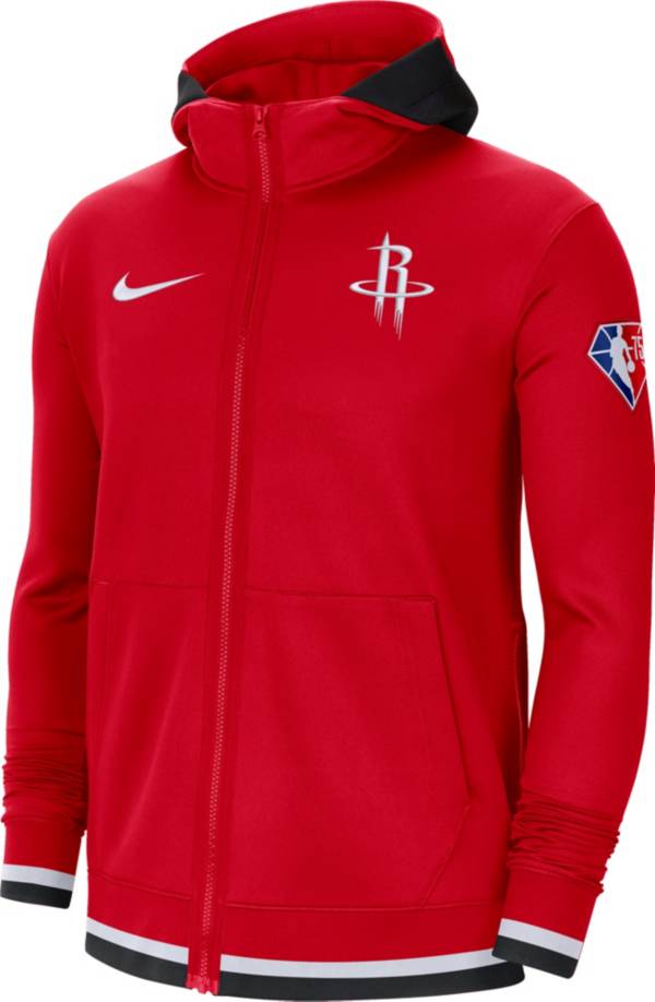 Nike Men's Houston Rockets Red Dri-Fit Hoodie product image