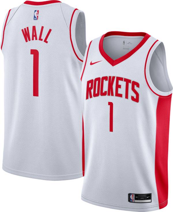 Nike Men's Houston Rockets John Wall #1 Dri-FIT Swingman White Jersey