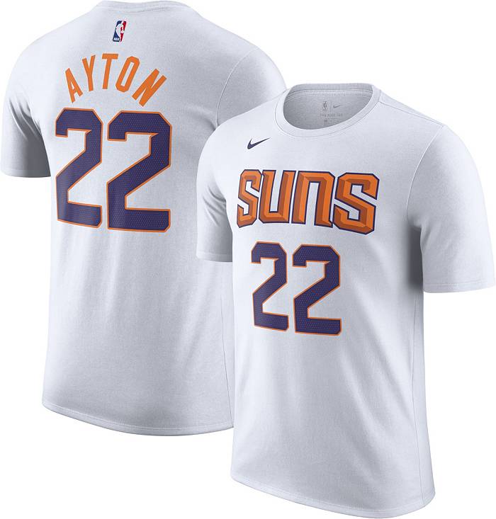 Nike Men's Phoenix Suns Devin Booker #1 White T-Shirt, Large