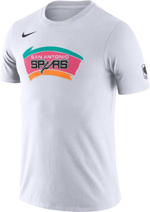 Nike Men's 2021-22 City Edition San Antonio Spurs White Dri-Fit Logo T-Shirt product image