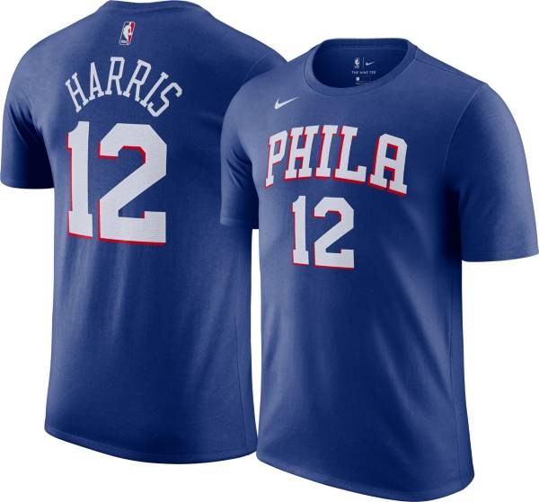 NBA Men's Philadelphia 76ers Tobias Harris #12 Blue Icon T-Shirt