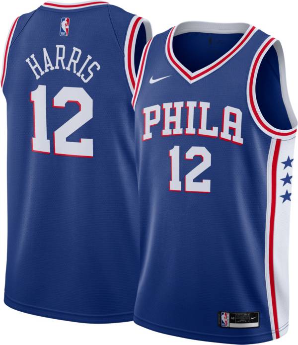 Nike Men's Philadelphia 76ers Tobias Harris #12 Blue Dri-FIT Icon Edition Jersey product image