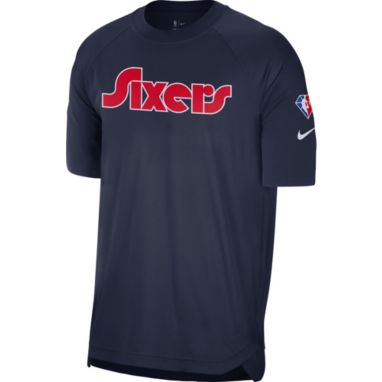 sorry, Nike Men's 2021-22 City Edition Philadelphia 76ers Blue Dri-Fit Pregame Shirt is currently out of stock