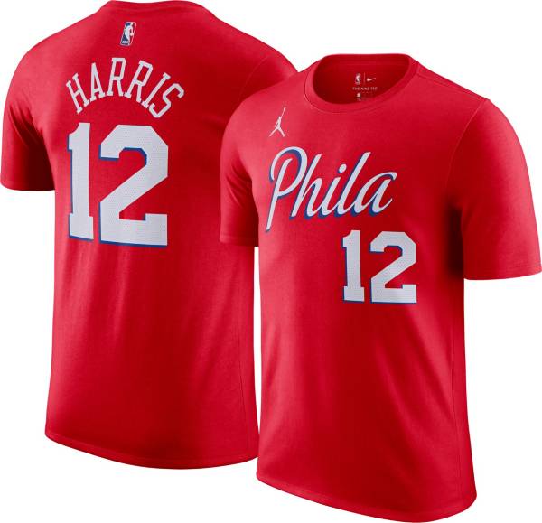 Nike Men's Philadelphia 76ers Tobias Harris #12 Red Icon T-Shirt product image
