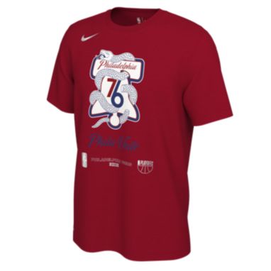 sorry, Nike Men's Philadelphia 76ers 2021 Playoffs Mantra T-Shirt is currently out of stock