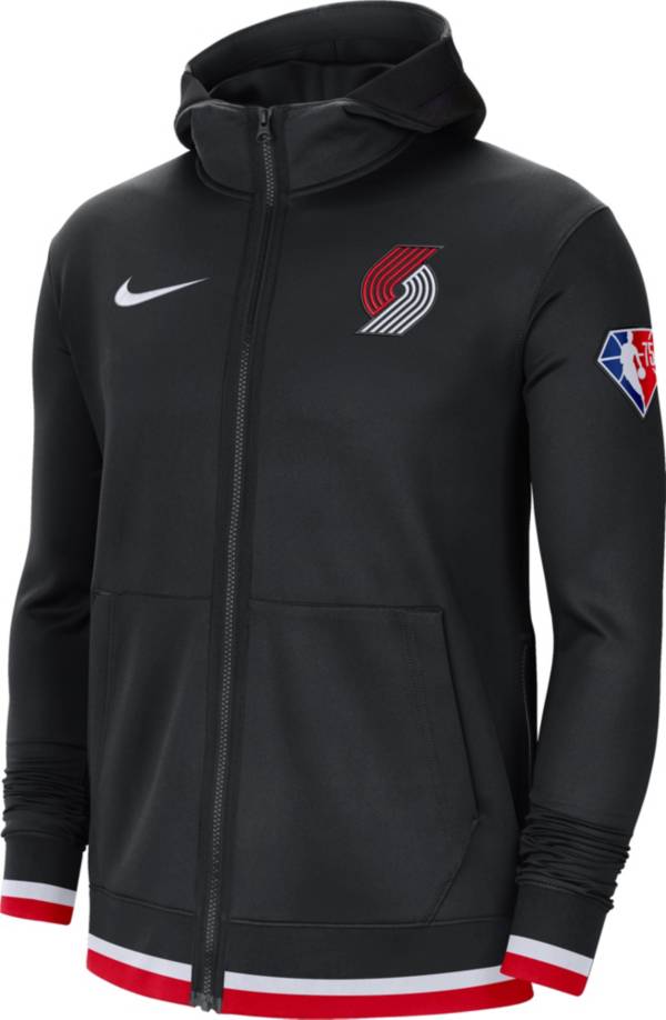 Nike Men's Portland Trail Blazers Black Dri-Fit Hoodie