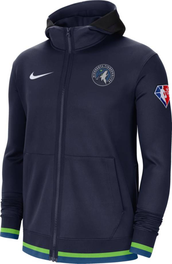 Nike Men's Minnesota Timberwolves Navy Dri-Fit Hoodie product image