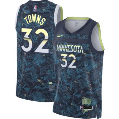 sorry, Nike Men's Minnesota Timberwolves Karl-Anthony Towns Rookie-of-the-Year Jersey is currently out of stock