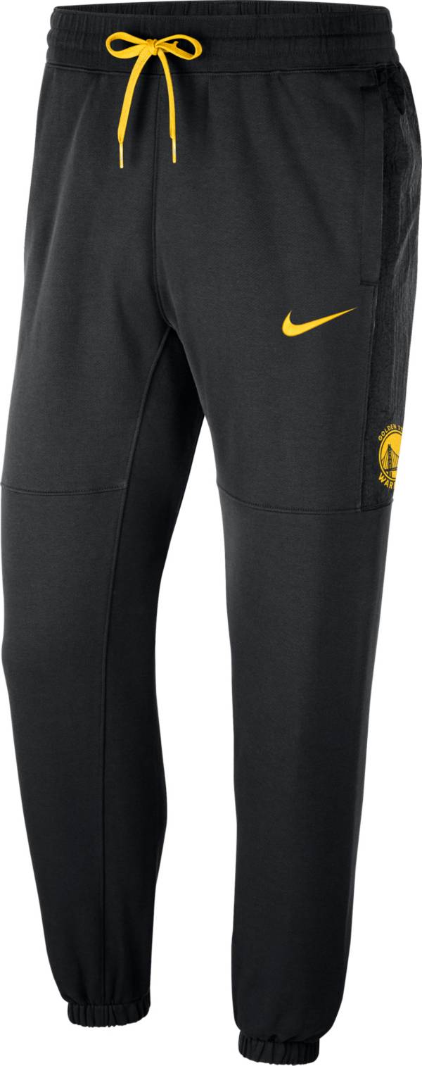 Nike Men's 2021-22 City Edition Golden State Warriors Black Fleece Sweatpants