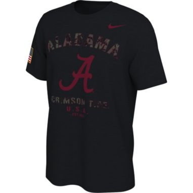 sorry, Nike Men's Alabama Crimson Tide Veterans Day Black T-Shirt is currently out of stock