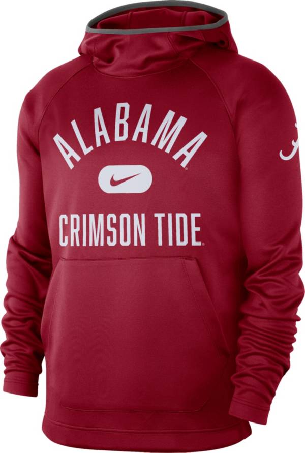 Nike Men's Alabama Crimson Tide Crimson Spotlight Basketball Pullover Hoodie product image