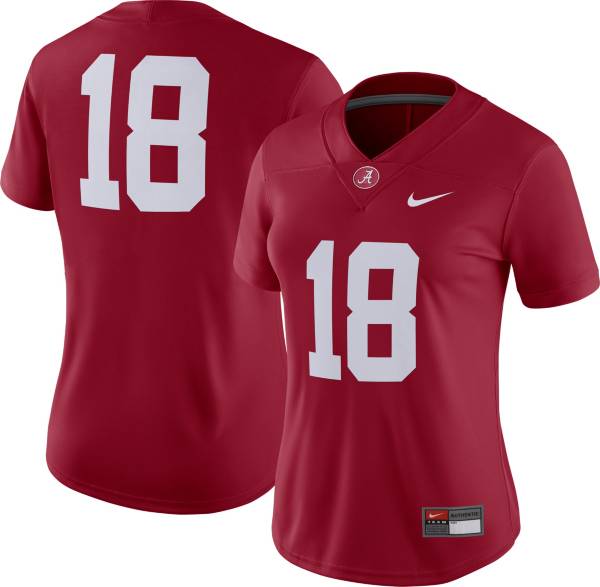Nike Women's Alabama Crimson Tide 18 Crimson DriFIT Game Football