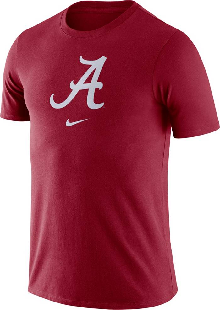 Men's Nike White Alabama Crimson Tide School Logo Legend Performance T-Shirt
