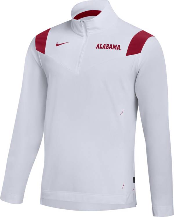 Nike Men's Alabama Crimson Tide Football Sideline Coach Lightweight White Jacket product image