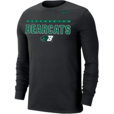 sorry, Nike Men's Binghamton Bearcats Dri-FIT Cotton Long Sleeve Black T-Shirt is currently out of stock