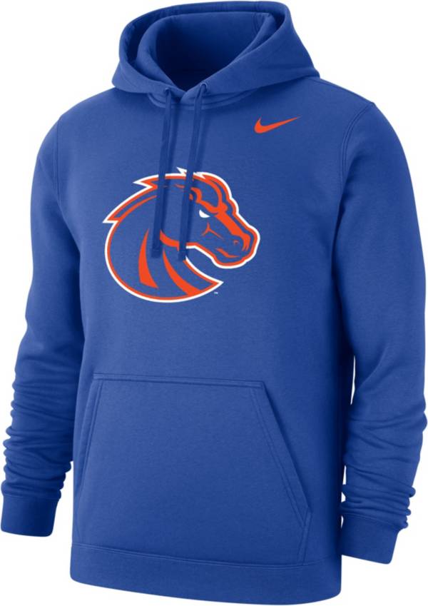 Nike Men's Boise State Broncos Blue Club Fleece Pullover Hoodie product image