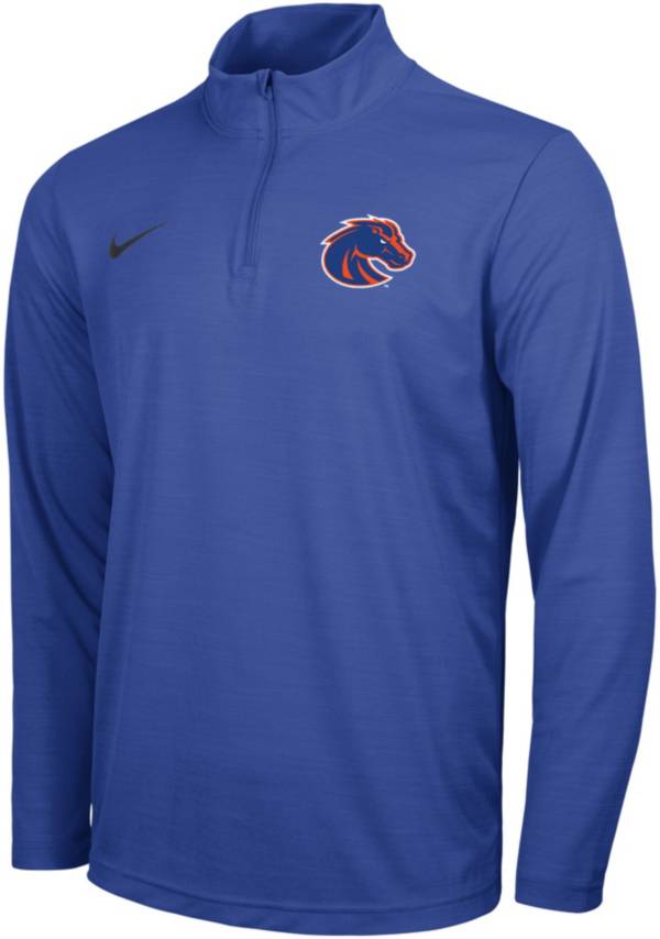 Nike Men's Boise State Broncos Blue Intensity Quarter-Zip Shirt product image