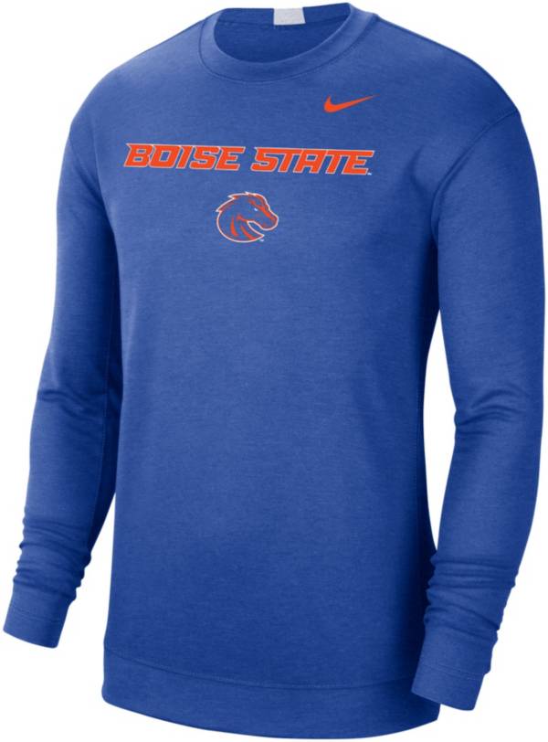 Nike Men's Boise State Broncos Blue Spotlight Basketball Long Sleeve T-Shirt