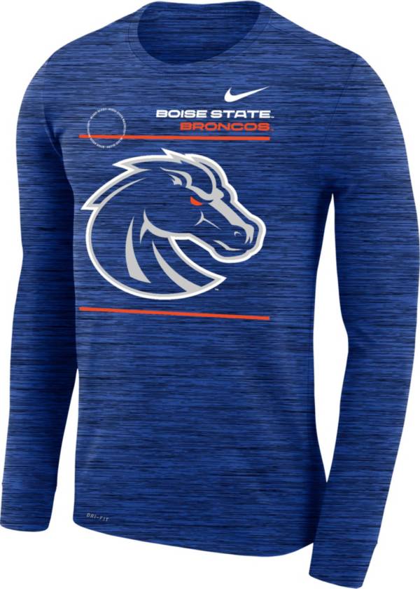 Nike Men's Boise State Broncos Blue Velocity Legend Long Sleeve T-Shirt product image