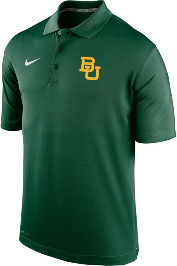 Nike Men's Baylor Bears Green Varsity Polo