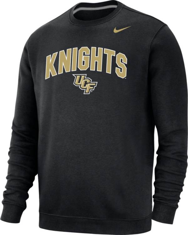 Nike Men's UCF Knights Black Club Fleece Crew Neck Sweatshirt