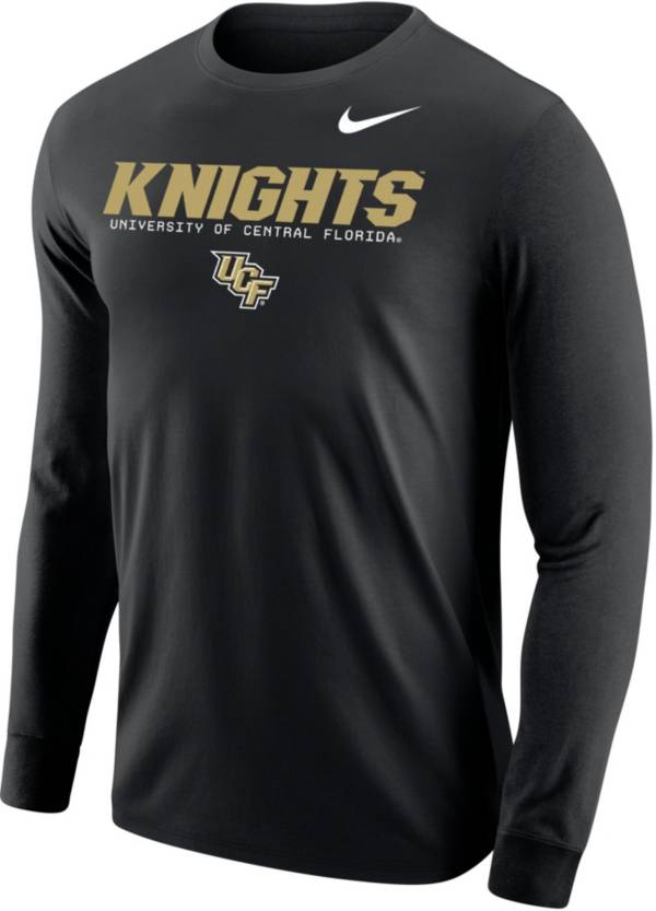 Nike Men's UCF Knights Core Cotton Graphic Black Long Sleeve T-Shirt product image