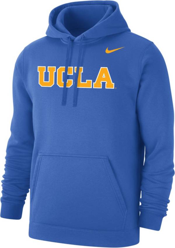 Nike Men's UCLA Bruins True Blue Club Fleece Pullover Hoodie